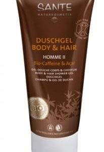 Homme II sprchový gél a šampón BIO kofeín a acai