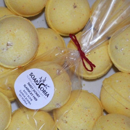 Sladučký med - šumivá bomba do kúpeľa