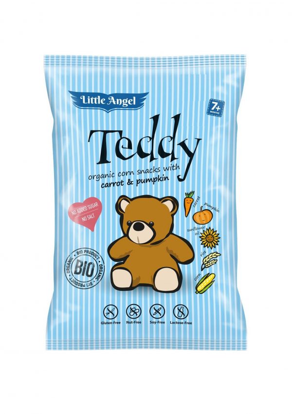 Snack kukuričný Teddy mrkva tekvica