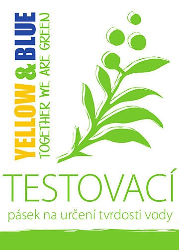 Testovací pásik na určenie tvrdosti vody