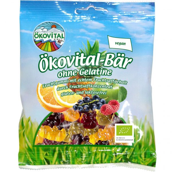 Cukríky Medvedíky gumené bez želatíny BIO 100g