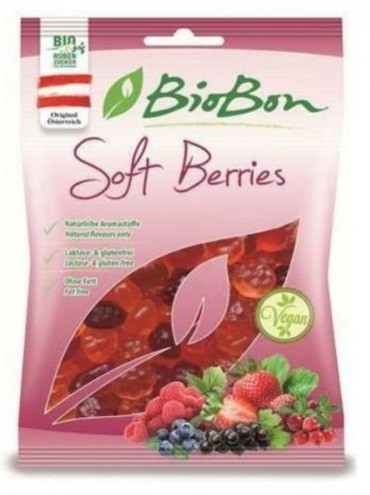 Cukríky Lesné ovocie bez želatíny bezgluténové BIO 100g