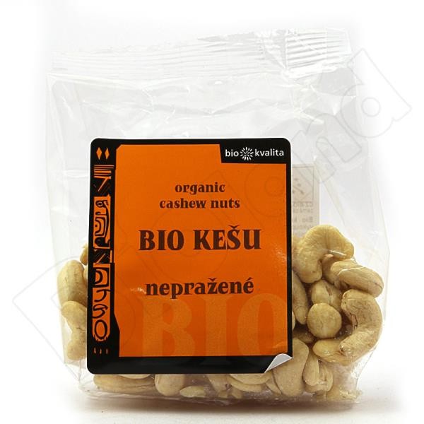 Bio kešu nepražené