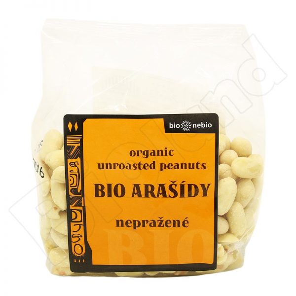Bio arašídy loupané nepražené