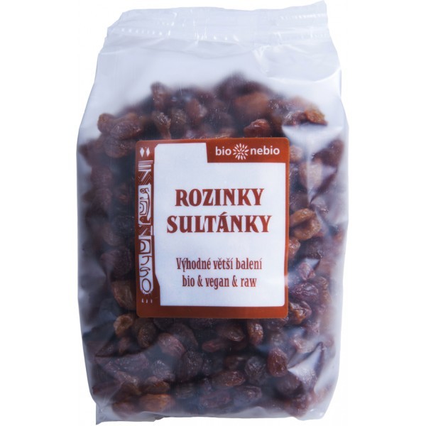 Bio rozinky sultánky