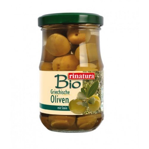 Zelené olivy s kôstkou BIO