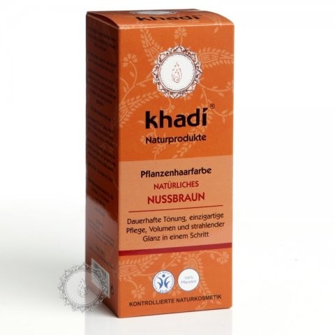Prírodná farba na vlasy KHADI orechovo hnedá