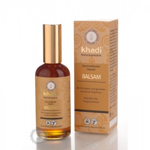 KHADI vlasový olej BALZAM proti lupinám 100ml